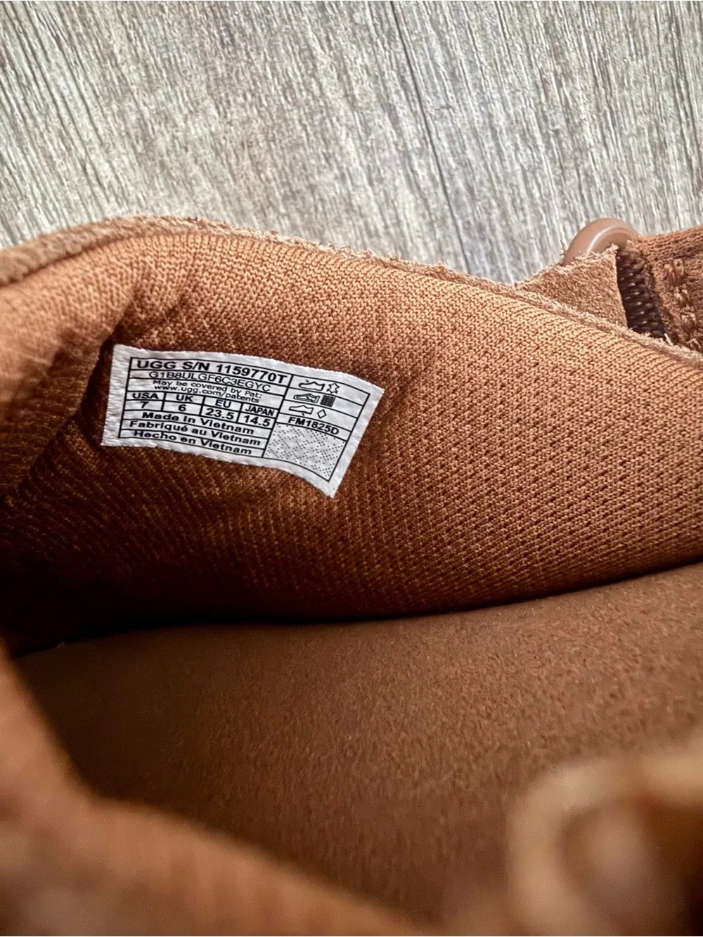UGG Kids Chestnut Suede Clog Slippers GoldenStar